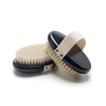 Personalized Handmade Organic Sisal Dry Brush Bath Brush Wood Boar bristle dry Body Brush Body massage detox exfoliate Cleaning Brush For Shower Promotion Gift(hard) pet brush