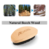 Abeis Wave Brush 360 Curved Soft Boar Bristle
