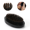 Wooden Small Beard Brush Wild Boar Bristle