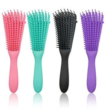 Detangling Hair Brush Curly Bristle Nylon Tooth Adjustable Hair Styling Brush